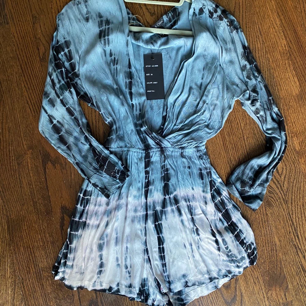 Alisha & Chloe tie dye romper